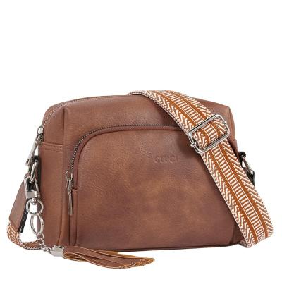 China Fashion Wholesale Vintage Designer Waterproof Messenger Bags Luxury Pu Leather Crossbody Bag For Women for sale