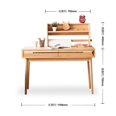 China Modern Minimalist Home Study Furniture Wooden Computer Writing Desk And Reading Storage Desk With Drawers for sale