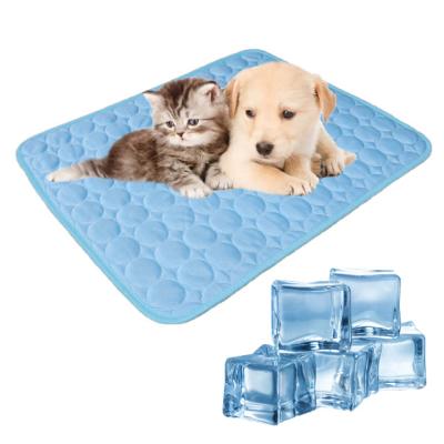 China Cooling 2022 Keep Cool in Summer Ice Pad Portable Pet Cooling Pad Home or Outdoor Cat Summer Cooling Bed Pet Cooling Pad for sale