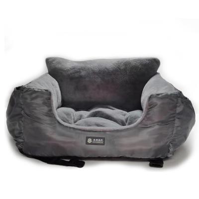 China Travel Curing Custom Warm Pet Sofa Winter Kennel Bed Cat Supplies Fluffy Pet Car Version for sale