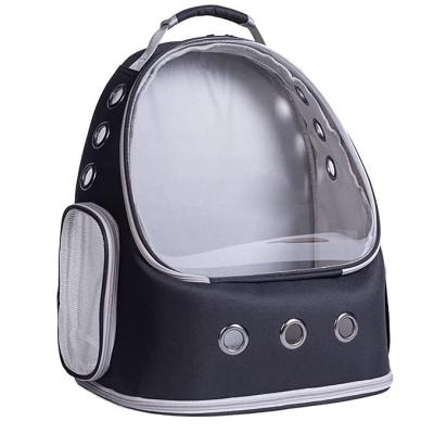 China Outdoor Portable Breathable Pet Space Capsule Backpack Pet Travel Carrier Transparent Cat Backpack Viable for sale