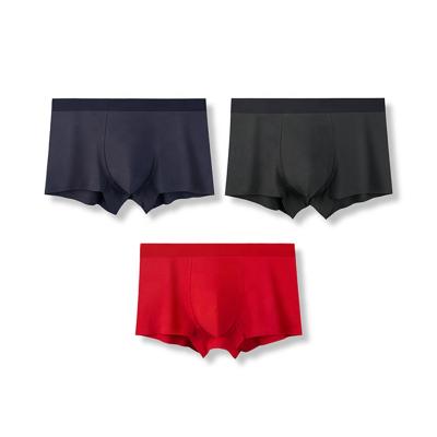 China Antibacterial Mens Cotton Seamless Underwear Shorts Underwear Breathable And Comfortable Mens Cotton Boxers Briefs for sale