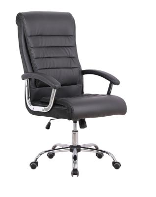 China PU Boss Executive Conference Mid Back Computer Desk Swivel Leather Swivel Chair for sale