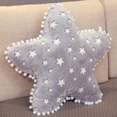 China Anti-Static Creative Glow in the Dark Stars Moon Clouds Dreamy Pillow Glow in the Dark Birthday Gift Jane Europe Plush Toys Sleep Cushion for sale