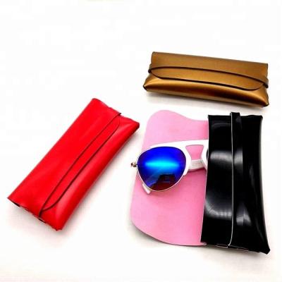 China Lightweight Good Quality Leather Sunglasses Case/Cheap Glasses Case Soft Packaging Boxes For BENQIAN BQ5007 Sunglasses/Glass Black Case for sale