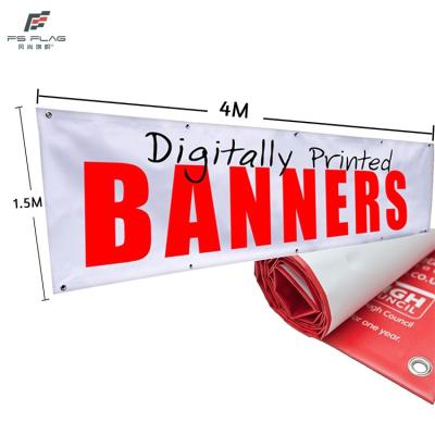 China Promotion Large Format PVC Flex Banner Waterproof Inkjet Vinyl Banner Printing Waterproof Custom Advertising Flex Banner for sale