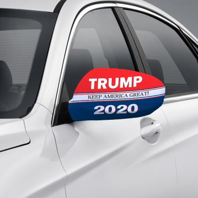 China Fast Delivery Hanging Custom Printing 2024 Elastic Donald Trump Car Mirror Cover In Stock for sale