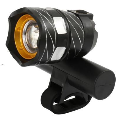 China Aluminum Alloy T6 LED Bicycle Front Light Night Ride Mountain Bike Cycling Front Light Rechargeable for sale