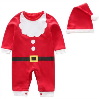 China Cotton 100% 2021 New Fashion Kid's Christmas Baby Clothes Design Newborn Babies Clothes Winter Snowsuits for sale