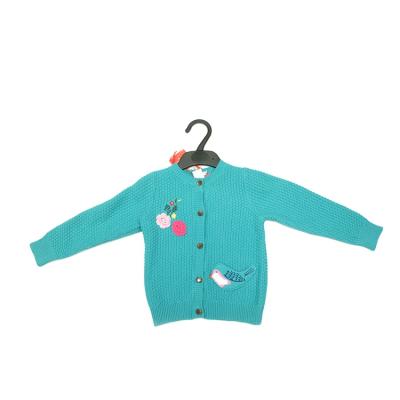 China Factory Wholesale Chunky Design Button Cardigan Knitted Baby Boy Anti-Shrink Sweater Custom Made for sale