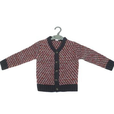 China 2021 popular hot-selling anti-shrink baby knitted children's cardigan sweater for autumn and winter for sale