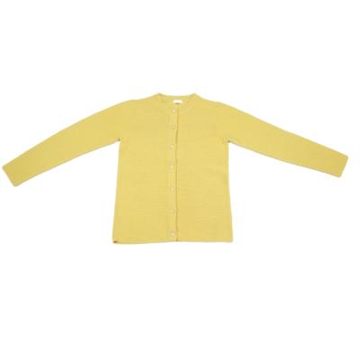 China 2021 most popular girls sweaters anti-shrink solid knitted cardigans for sale