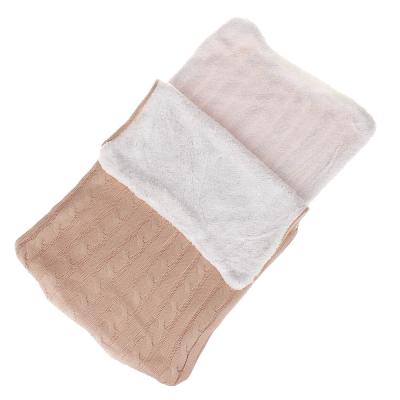 China Winter Amount Blanket Cotton Single Fleece Newborn Baby To Baby Thick Warm Soft Comfortable Sleepy Sack Breathable Striped Sleeping Bag for sale