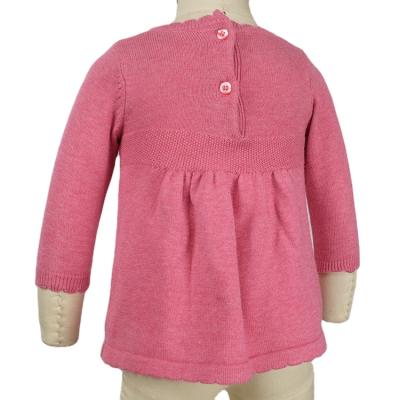 China 2021 Cute Cable Overalls Sweater Baby Washable Solid Dresses for sale