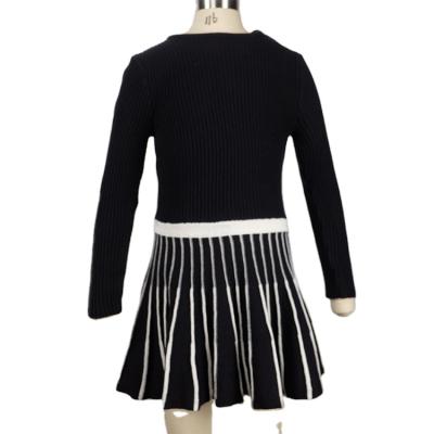 China China Manufacturer Boutique Fashion Spring Washable Knit Kid Girls Sweater Dresses for sale