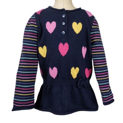 China Wholesale low price cotton high quality knitted children's dress casual children's clothing anti-shrink for sale