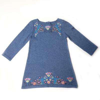 China Anti-wrinkle Made In China High Quality Baby Long Sleeve Dress Children's Loungewear for sale