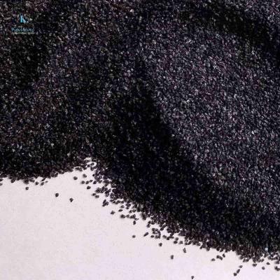 China Media Black Fused Alumina 120 Grit 25kgs Per Bag for sale