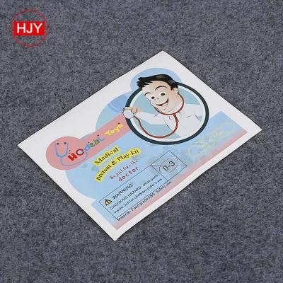 China China Anti Counterfeit Manufacturer Custom Products Double Drying Non Trademark Adhesive Sticker Printing for sale