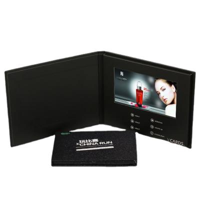 China Custom Europe Best Quality 7inch LCD Greeting Card, Video Booklet / LCD Video Book for sale