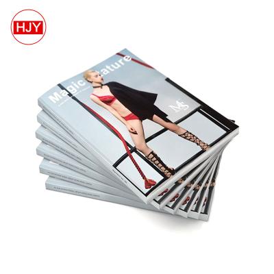 China Cooking learning fashion custom women's clothing magazine A5 softcover book for printing for sale