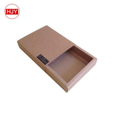 China Recycled Materials Customized Product Made Packaging Brown Printing Kraft Paper Packaging Boxes for sale