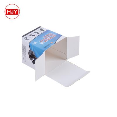 China Recycled Materials Custom Printing Folding Type Sets Form White Card Packing Box For Chalk for sale