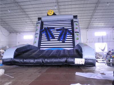 China Magic Velcro Sticky Wall Inflatable Sport Game For Amusement Park / School for sale