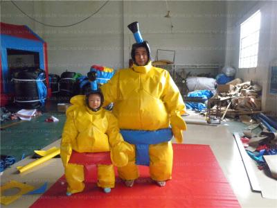 China Business Comfortable Inflatable Sumo Suit Easy Wear / Fighting With Mattress for sale