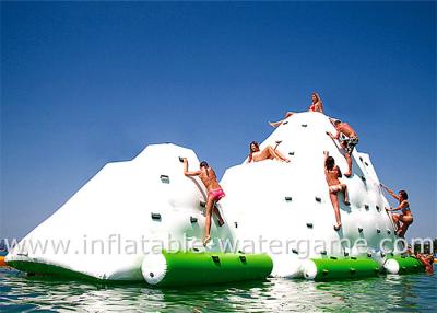 China Summer Playing Inflatable Sports Equipment , Inflatable Water Iceberg With CE Air Pump for sale