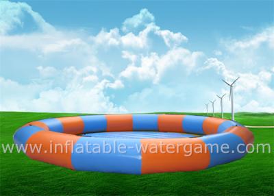 China Above Ground Round Inflatable Swimming Pool Multi Colored With CE Pump for sale