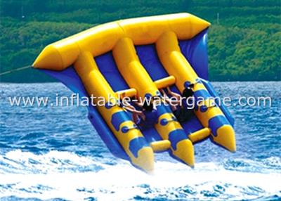 China Inflatable Water Fun Towable Banana Boat Customized Logo Printing for sale