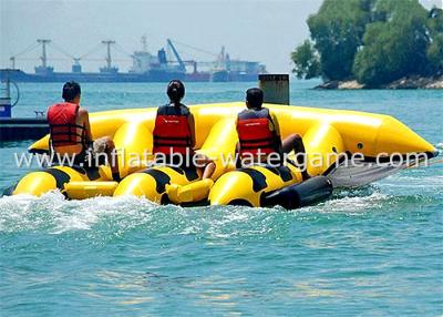 China Custom Beach Playing Inflatable Flying Fish Boat Environment Friendly 4X3.6 M for sale