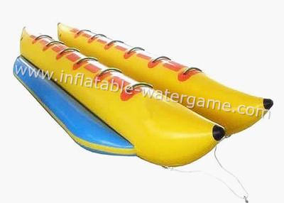 China Commercial Double Row Inflatable Banana Boat Towables For Adults / Kids for sale