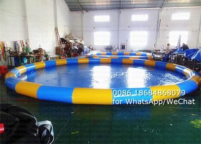 China 20M Round Water Park Inflatable Swimming Pools Acceptable Logo Printing for sale