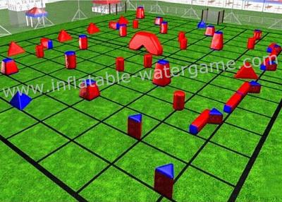 China Popular 46PCS Inflatable Paintball Airball Bunkers Field For CS Game for sale