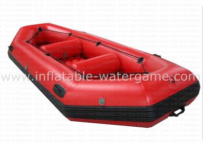 China Commercial Two Person PVC Inflatable Fishing Boat Customized Logo With Air Pump for sale