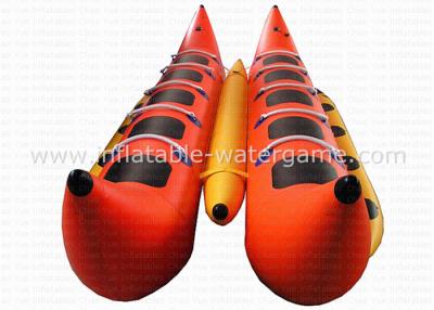 China 0.9mm PVC Banana Motorized Inflatable Boat Heavy Duty RoHS EN71 Certification for sale