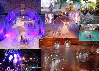 China Custom Event Show Inflatable Dance Ball 0.8MM PVC Material Hot Air Welded for sale