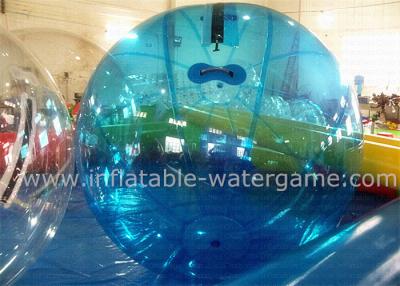 China Sea / Event Show Full Blue Inflatable Water Walking Ball Hot Air Welded Summer Toy for sale