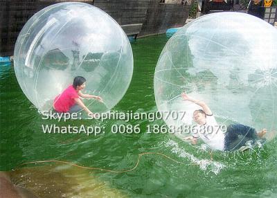 China Business Rental Clear Inflatable Walk On Water Ball ROHS SGS Certification for sale