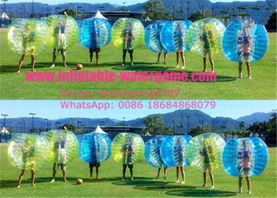 China Wearable Human Inflatable Bumper Ball Half Color EN14960 SGS Certification for sale