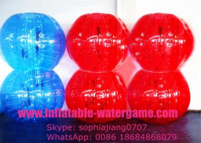 China Outdoor Colorful 1.0mm PVC Body Zorb Bubble Inflatable Bumper Ball For Sports Game for sale