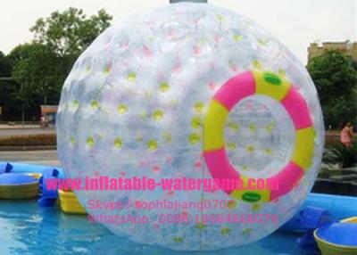 China Clear Water Aqua Inflatable Zorb Ball , Inflatable Hamster Ball For People for sale