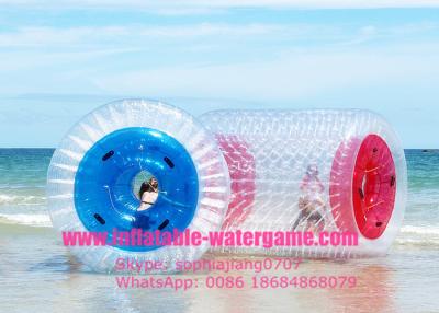 China Professional Amusement Water Rollers Inflatable With Digital / Silk Printing for sale