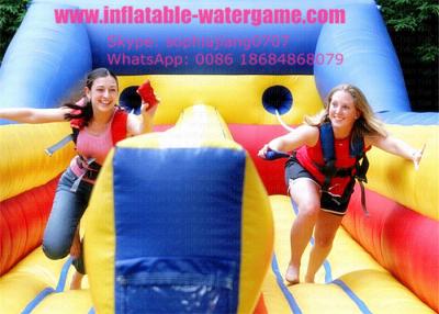 China Exciting Girls Bungee Run Inflatable Sports Games BS7837 RoHS Certification for sale