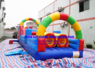 China Rainbow Inflatable Obstacle Course for sale