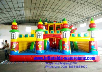 China Outdoor Commercial Inflatable Fun City Games , Inflatable Indoor Playground for sale