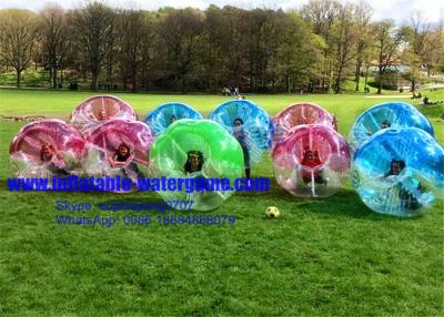 China Colorful 1.0mm PVC Crazy Sports Inflatable Body Zorb Ball , Inflatable Human Bumper Ball for sale