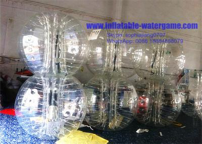 China Clear Inflatable Bumper Ball For Adults , Bubble Soccer Football With Pump for sale